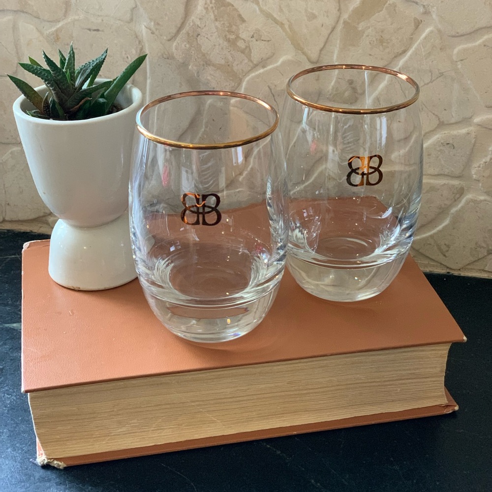 BAILEYS | Set of 2 | Branded Crystal Liqueur Glasses